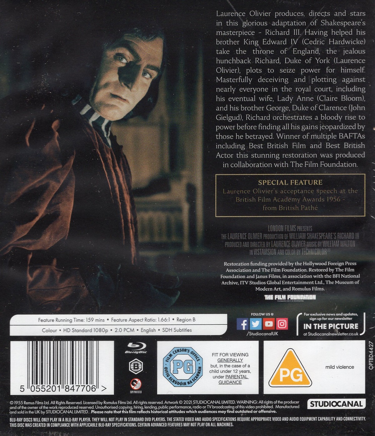 Richard III (ej svensk text) (Blu-ray) - 2