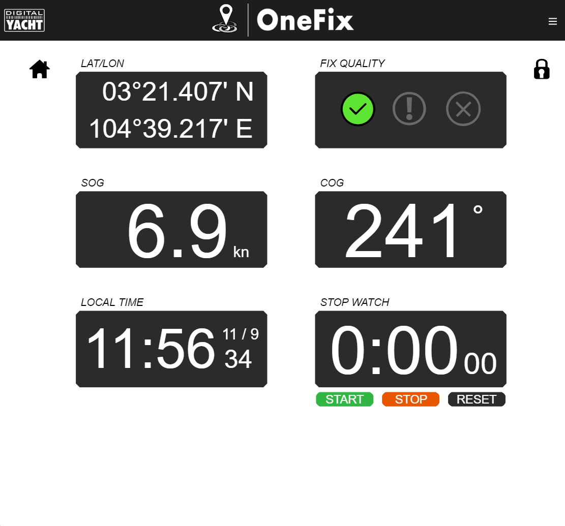 Digital Yacht OneFix Hi-Precision GNSS System - 9