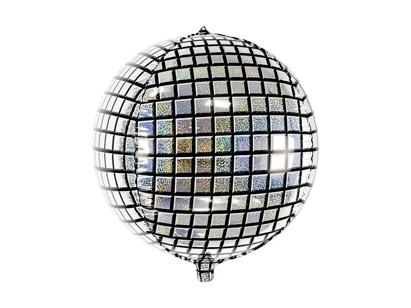 Folieballong Disco 40 cm 