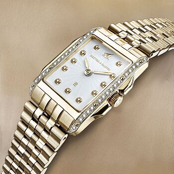 H&B Tempales Pavé, Gold & White