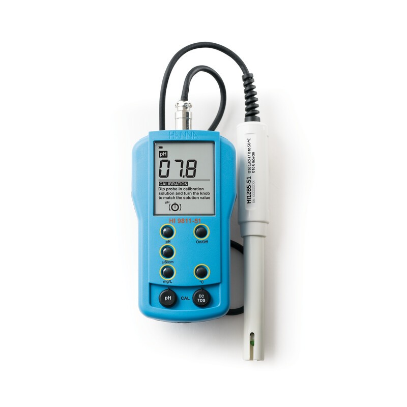 HI-9811-51 PH EC TDS TEMPERATUR BÄRBAR MÄTARE - 2