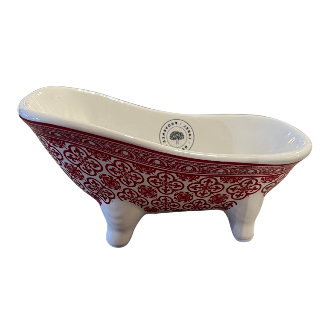 Bathtub Porcelain Mosaic Red - 2