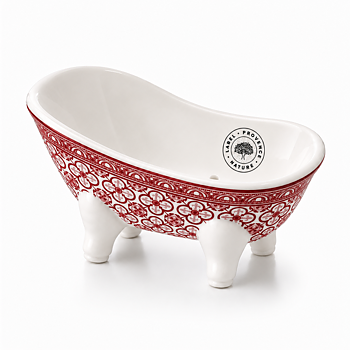 Terra Midi Bathtub Porcelain Mosaic Red