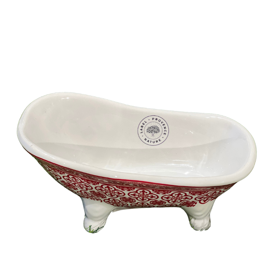 Badkar Porslin Mosaik Röd