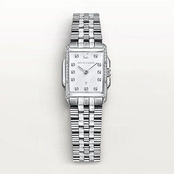 H&B Tempales Pavé, Silver & White