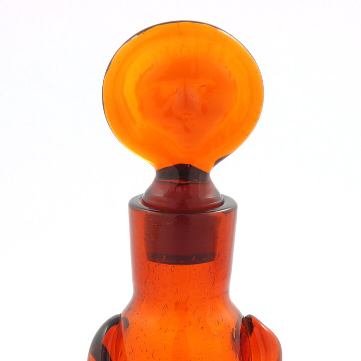 Erik Höglund (People 1957) Brown Sculptural Decanter 21 cm (2)