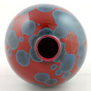 イサク・イサクソン  一点もの  赤/青色のベース  (18cm)  2000年代 