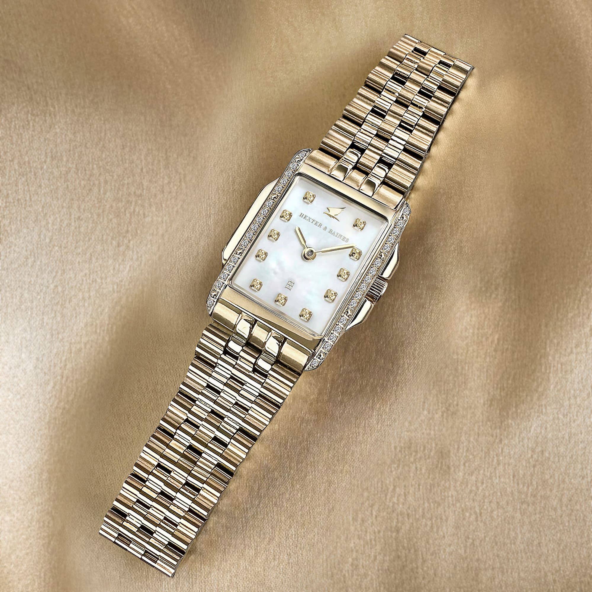 H&B Tempales Pavé, Gold & Pearl - 4