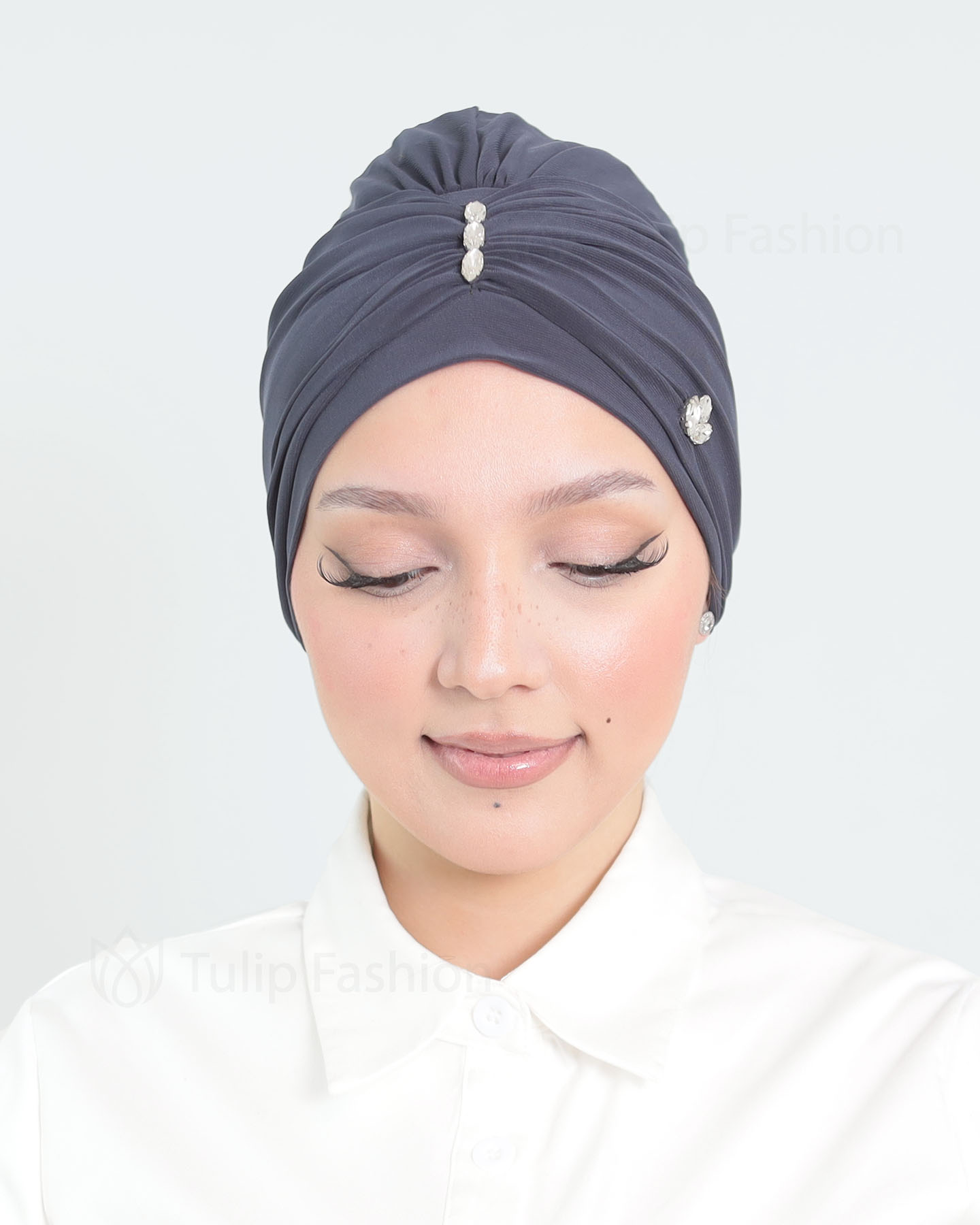 Turban - Jade - Dark Gray - 2
