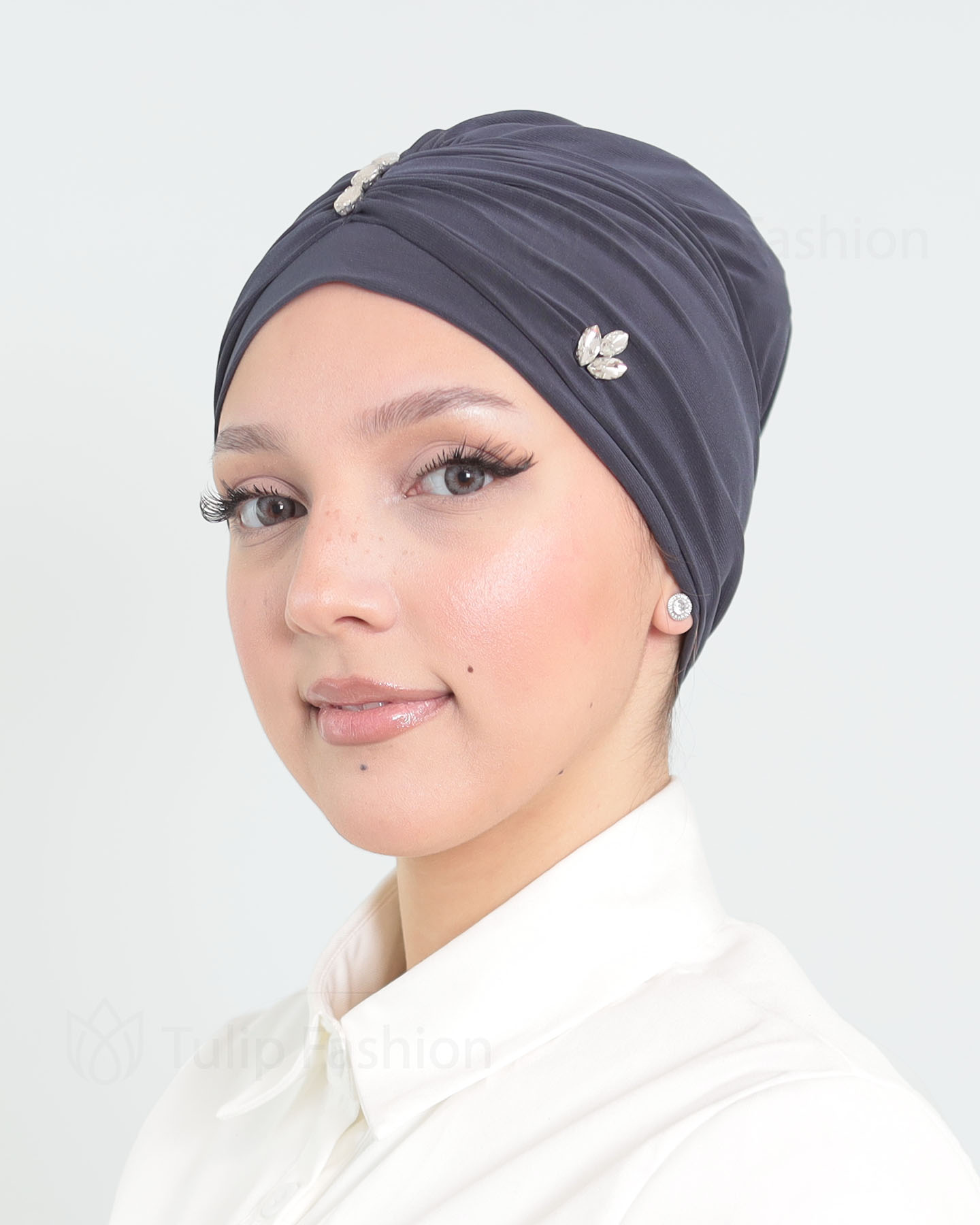 Turban - Jade - Dark Gray - 3