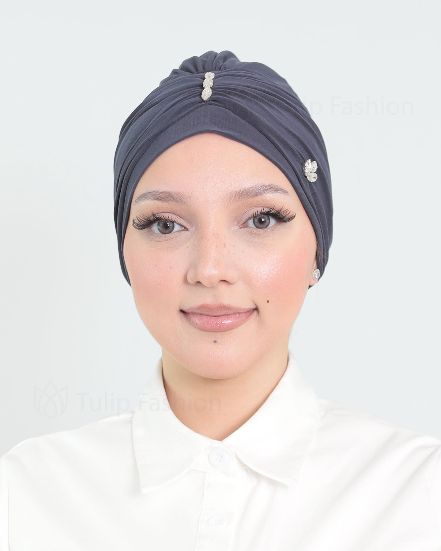 Turban - Jade - Dark Gray