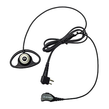 Motorola D-Shell Earpiece with PTT/Mic