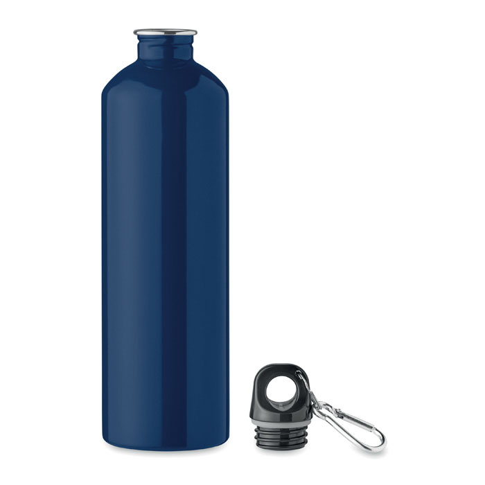 Blå vattenflaska av stål 750 ml