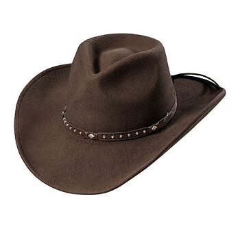 Cowboyhatt reno brun