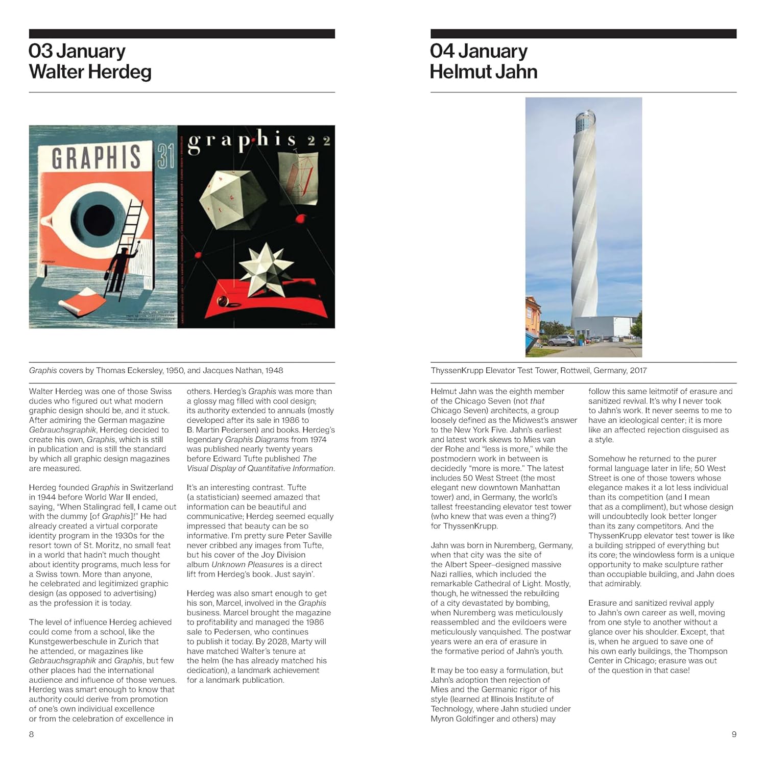 The Architect and Designer Birthday Book - 3