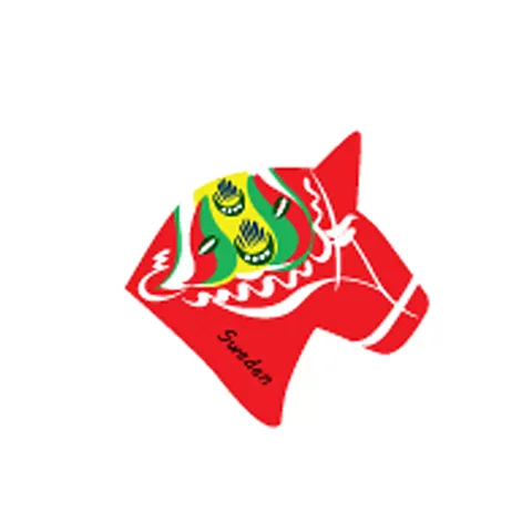 Magnet Dalahästhuvuvd Sweden trä