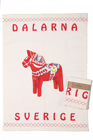 Kökshandduk Dalahäst Dalarna Sverige