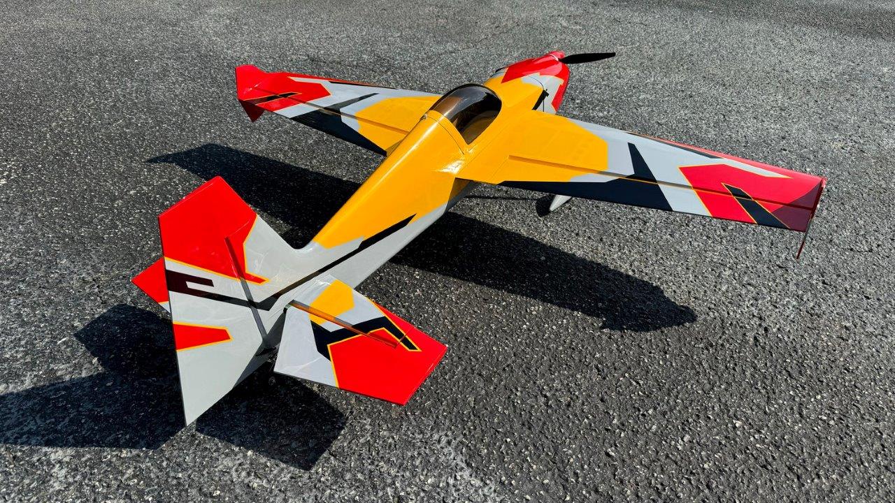 Extreme Flight Slick 580 60tum/1.5M T-Motor AM600 V3 Yellow/Red