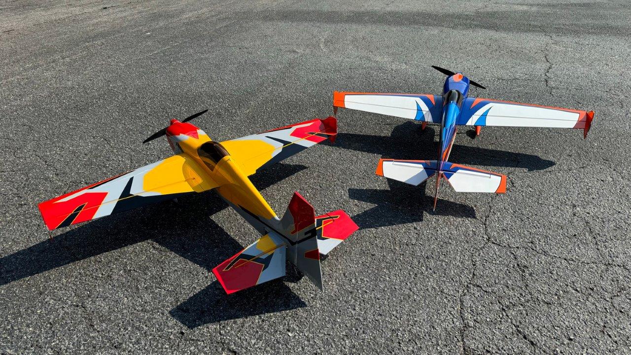 Extreme Flight Slick 580 60tum/1.5M T-Motor AM600 V3 Yellow/Red - 4
