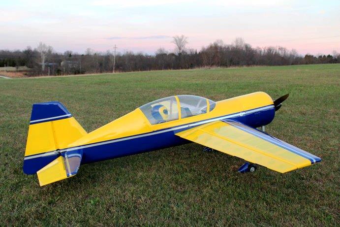 Extreme Flight YAK 54 110tum/2.79M 120cc Yellow - 7