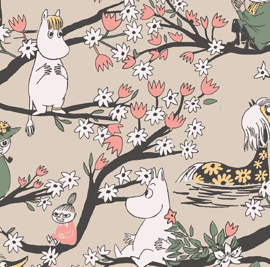 Servett Mumin -Falls in Love Beige