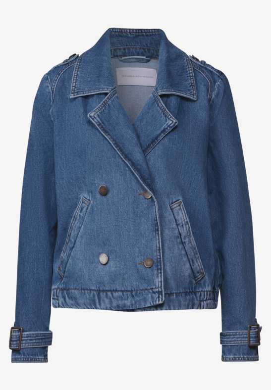 LTD QR Denim-Trench Jacket - Stl. 34+40 - Street One - 4