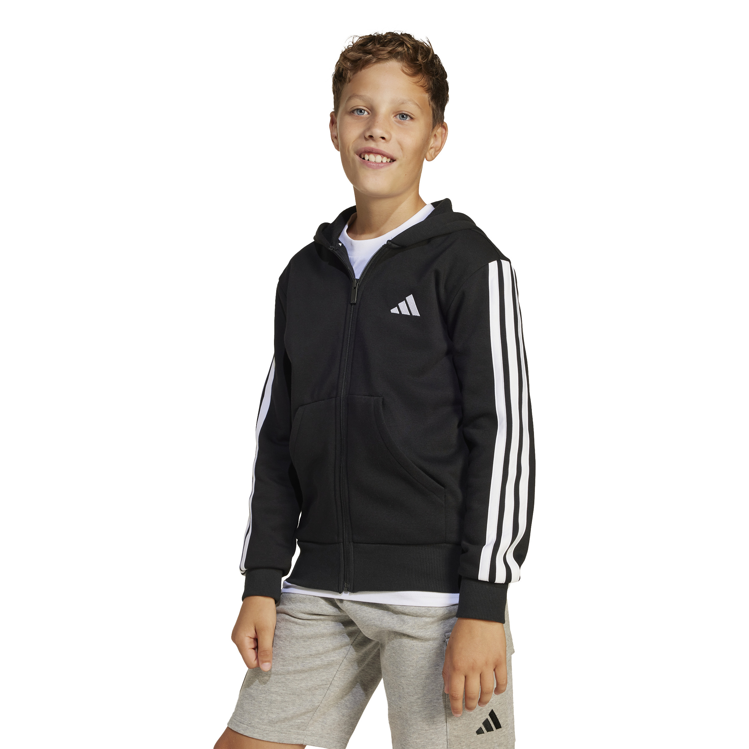 Adidas Essentials Full-Zip Hoodie Junior  - 2