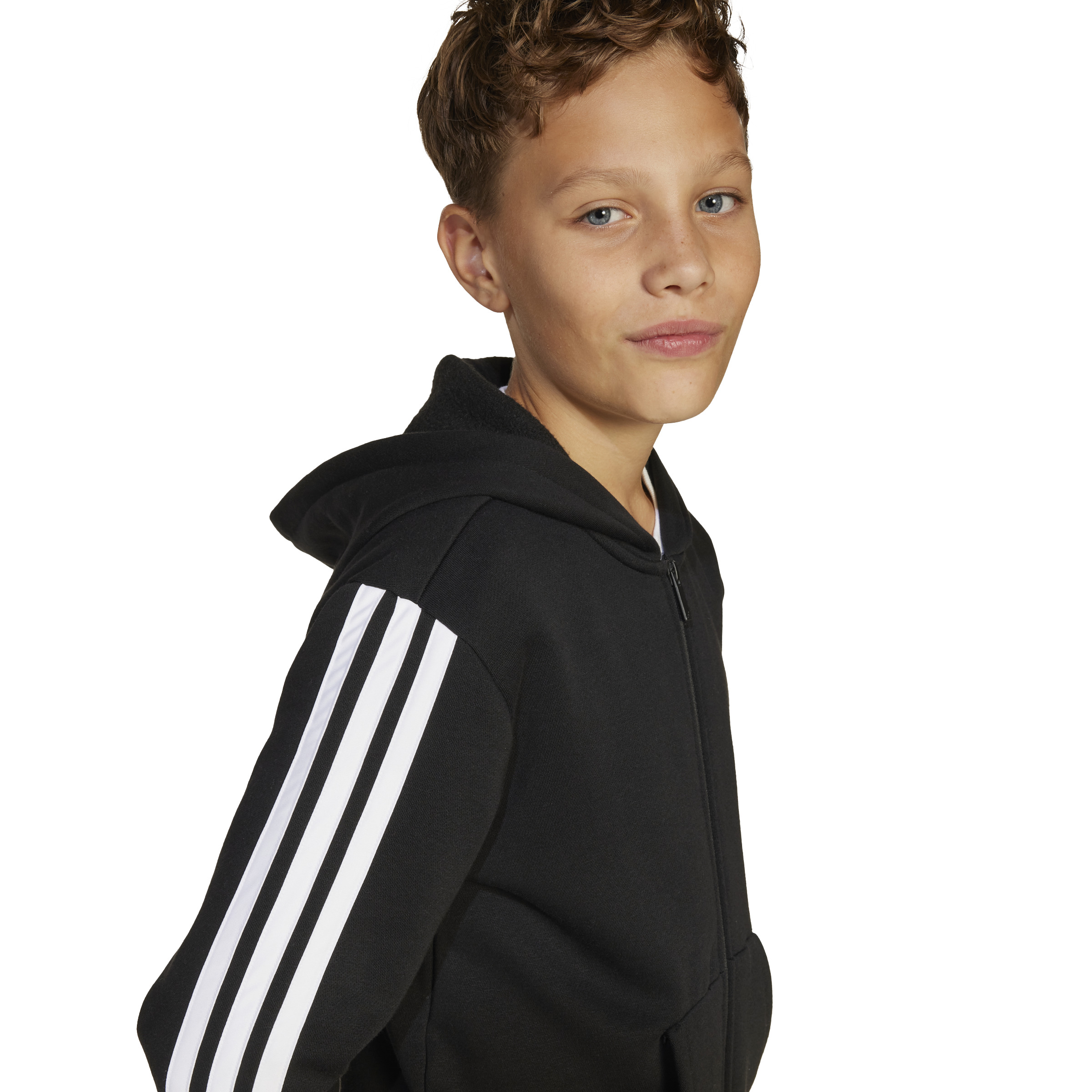 Adidas Essentials Full-Zip Hoodie Junior  - 5