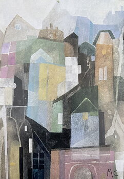 Vykort "Paris rooftops"