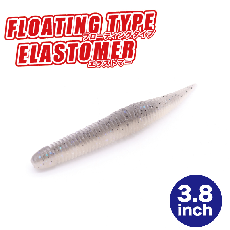 Geecrack Bellows Stick Floating Elastomer 3,8'' 9,7 cm 4-pack