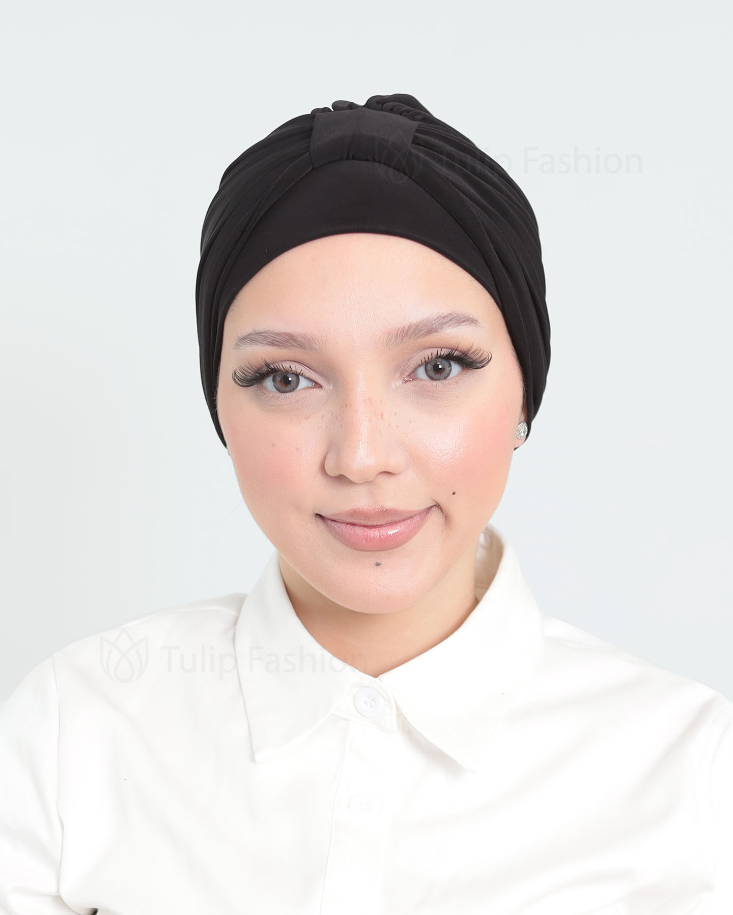 Turban - Lavender - Schwarz - 4