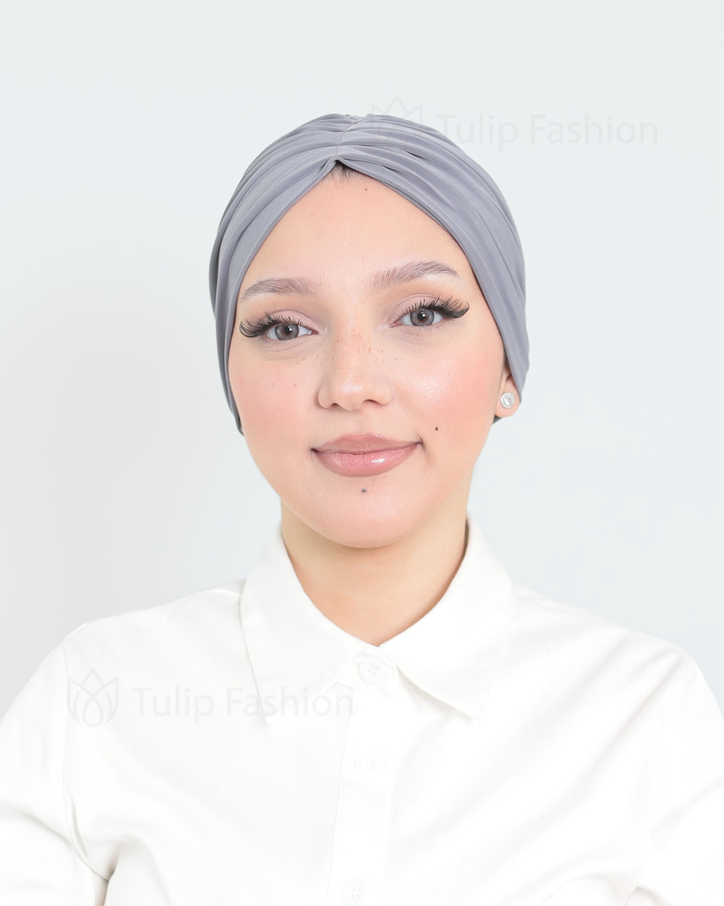 Turban - Lotus - Gray - 2