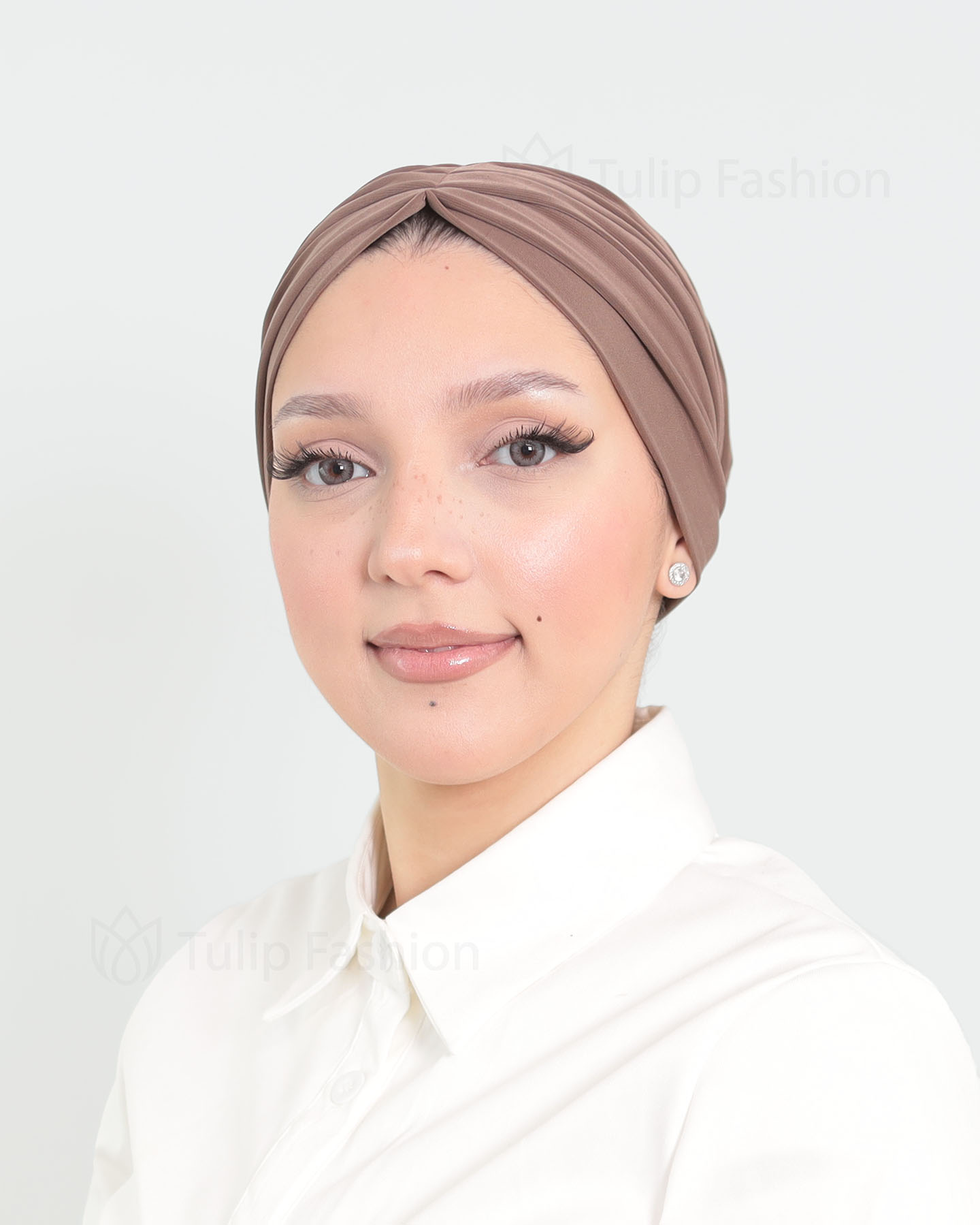 Turban - Lotus - Brown - 3