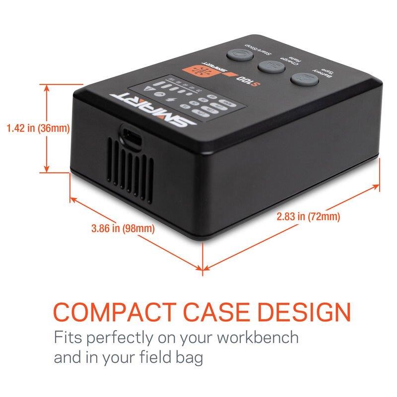 Spektrum S100 1x100W USB-C Smart Charger, 65W USB-C GaN Power Supply Combo - 2