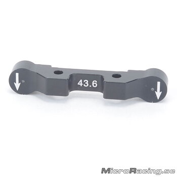 SCHUMACHER - Bakre Bärarmsfäste  43.6mm, Aluminium