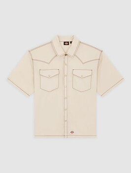 River ranch kortärmad westernskjorta vit