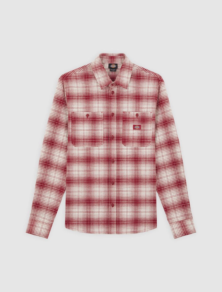 Evansville english red flanellskjorta