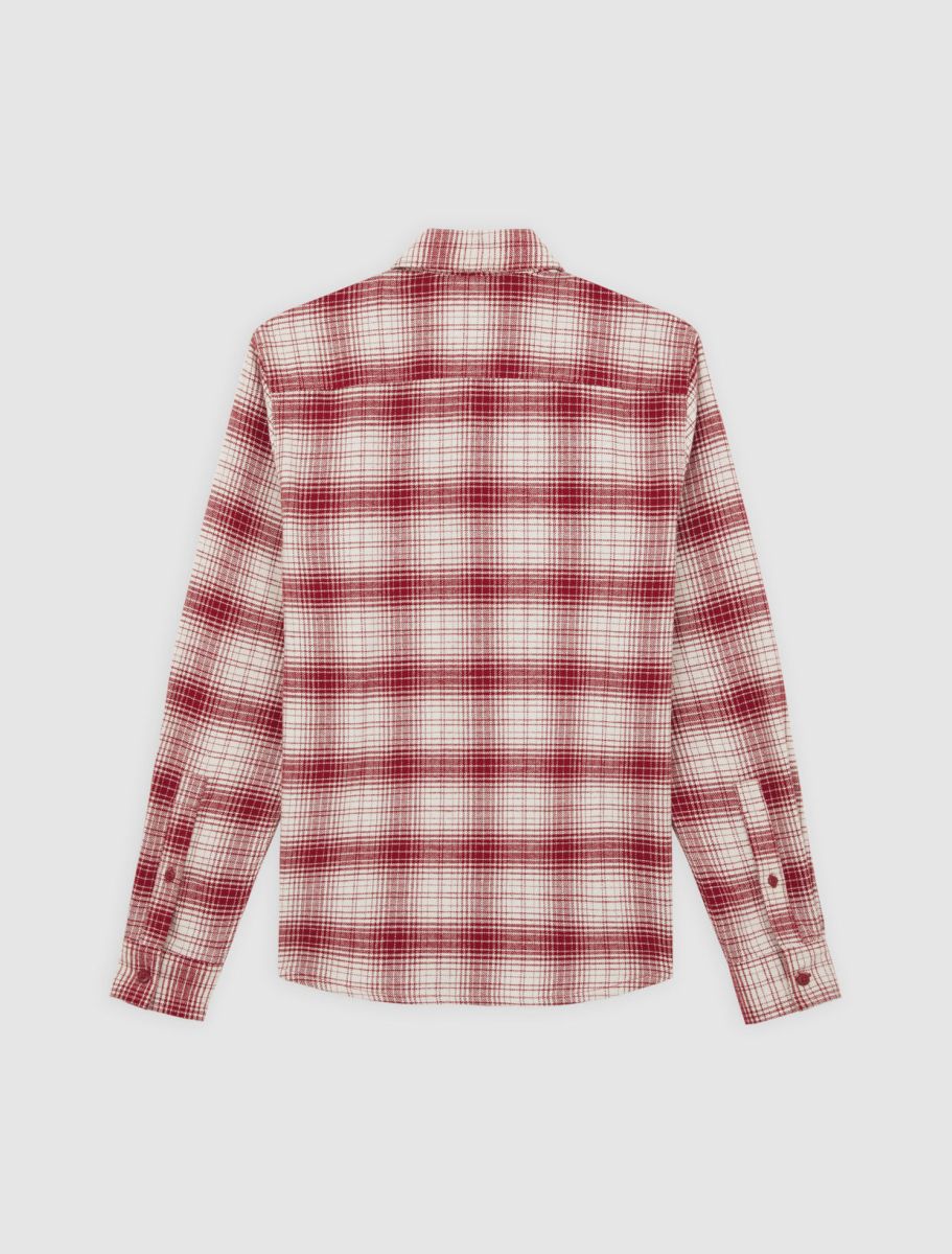 Evansville english red flanellskjorta - 2