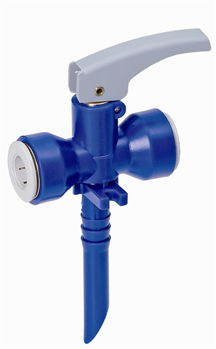 Uniquick Avtappningskran 12 mm med 2 ingångar & stoppfunktion