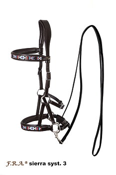 Sidepull (anatomiskt) F.R.A.® Sierra, inkl. tyglar