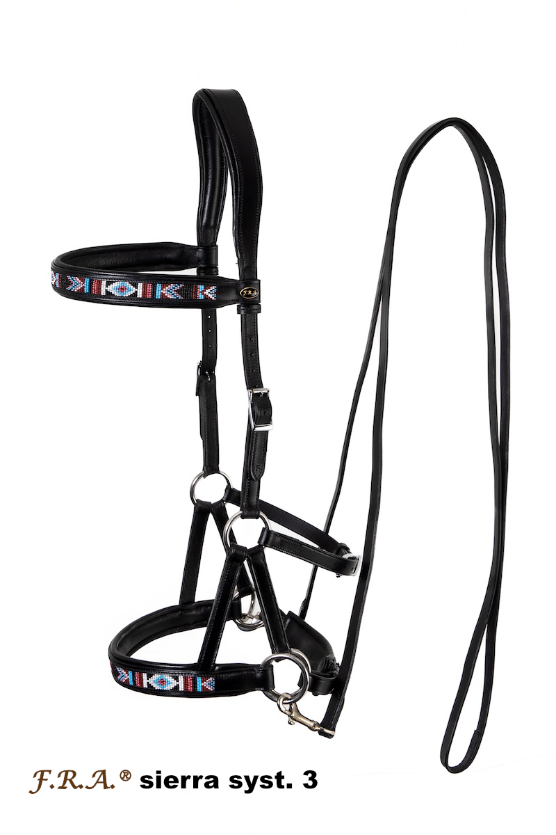 Sidepull (anatomical) F.R.A.® Sierra, incl. reins - 3