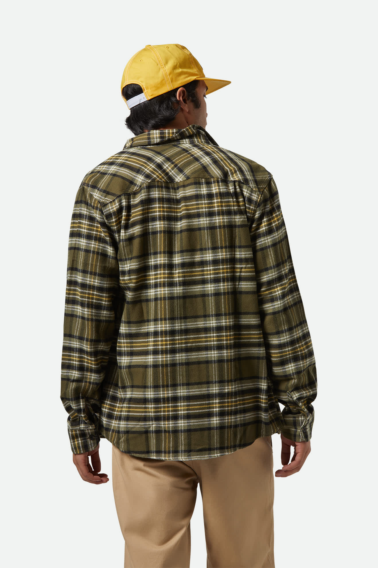  Bowery Flannel  Brixton ivy green/olive - 4