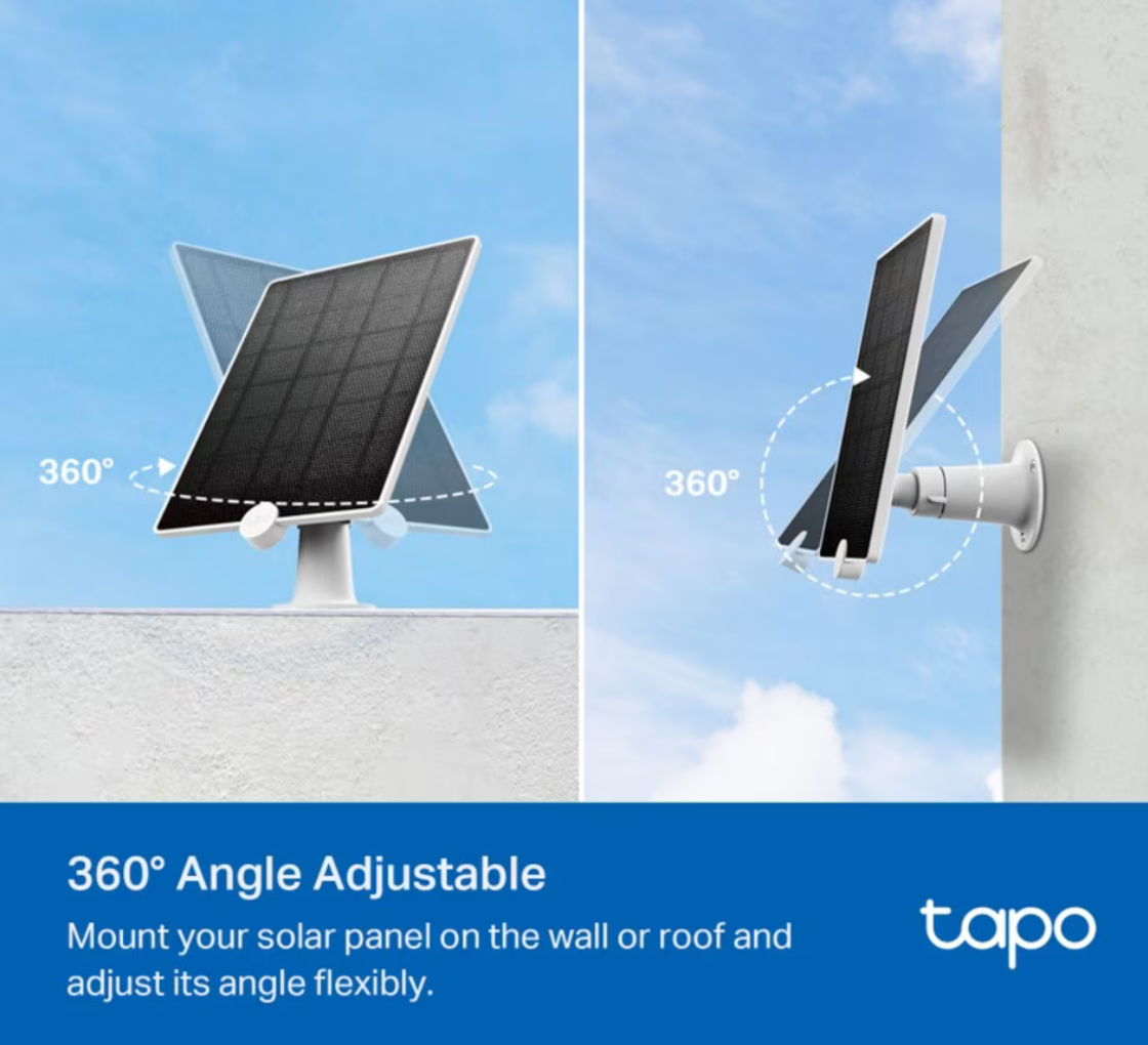 TP-link Tapo A200 Solpanel för övervakningskamera - 5