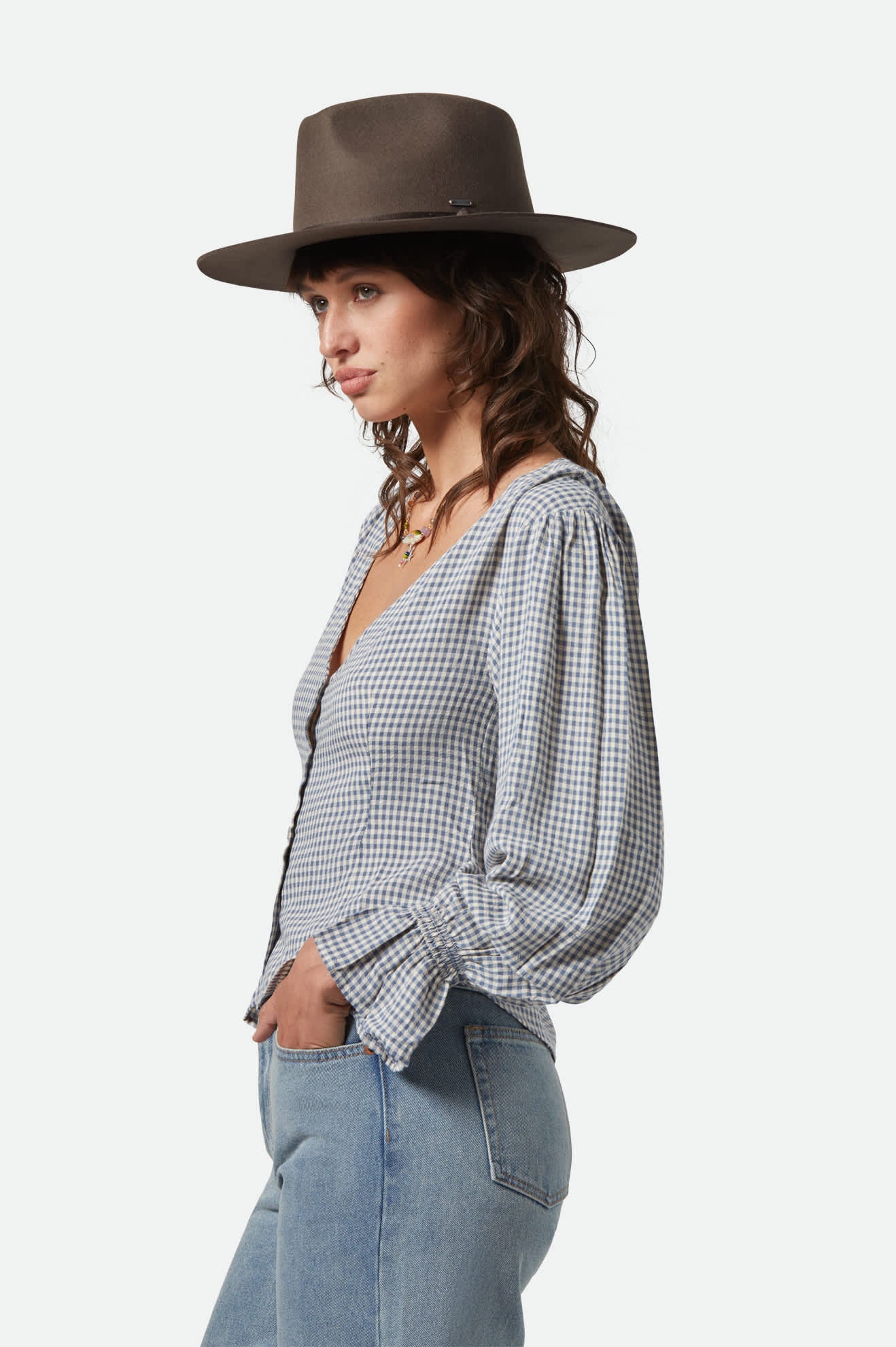 Brixton Cohen Cowboy grön/grå/brun - 5