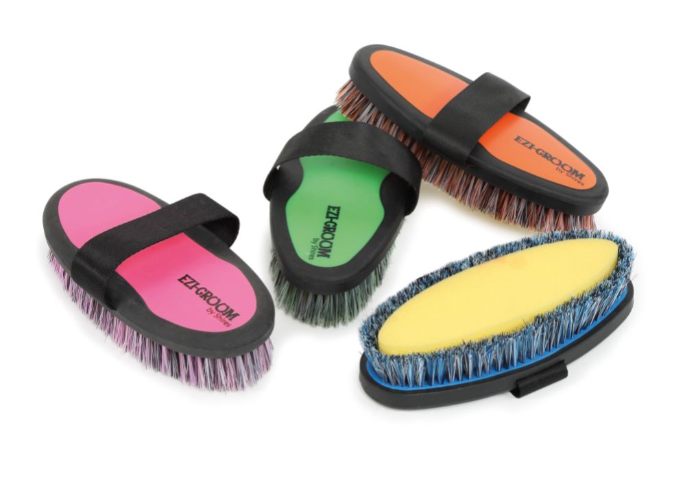 Shires EZI-GROOM Washing Brush - Lime Green