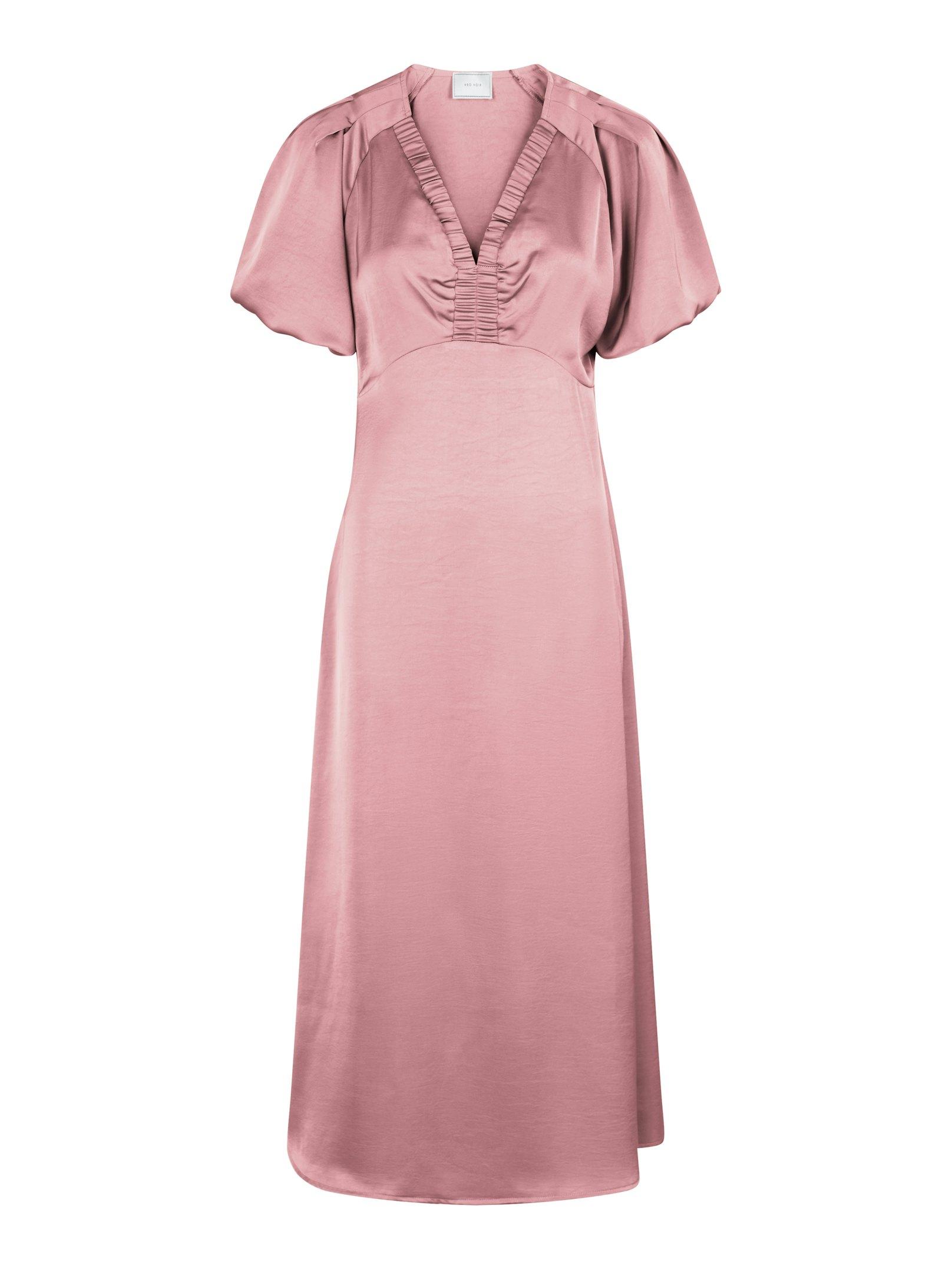 Illana Heavy Sateen Dress Evening Rose 