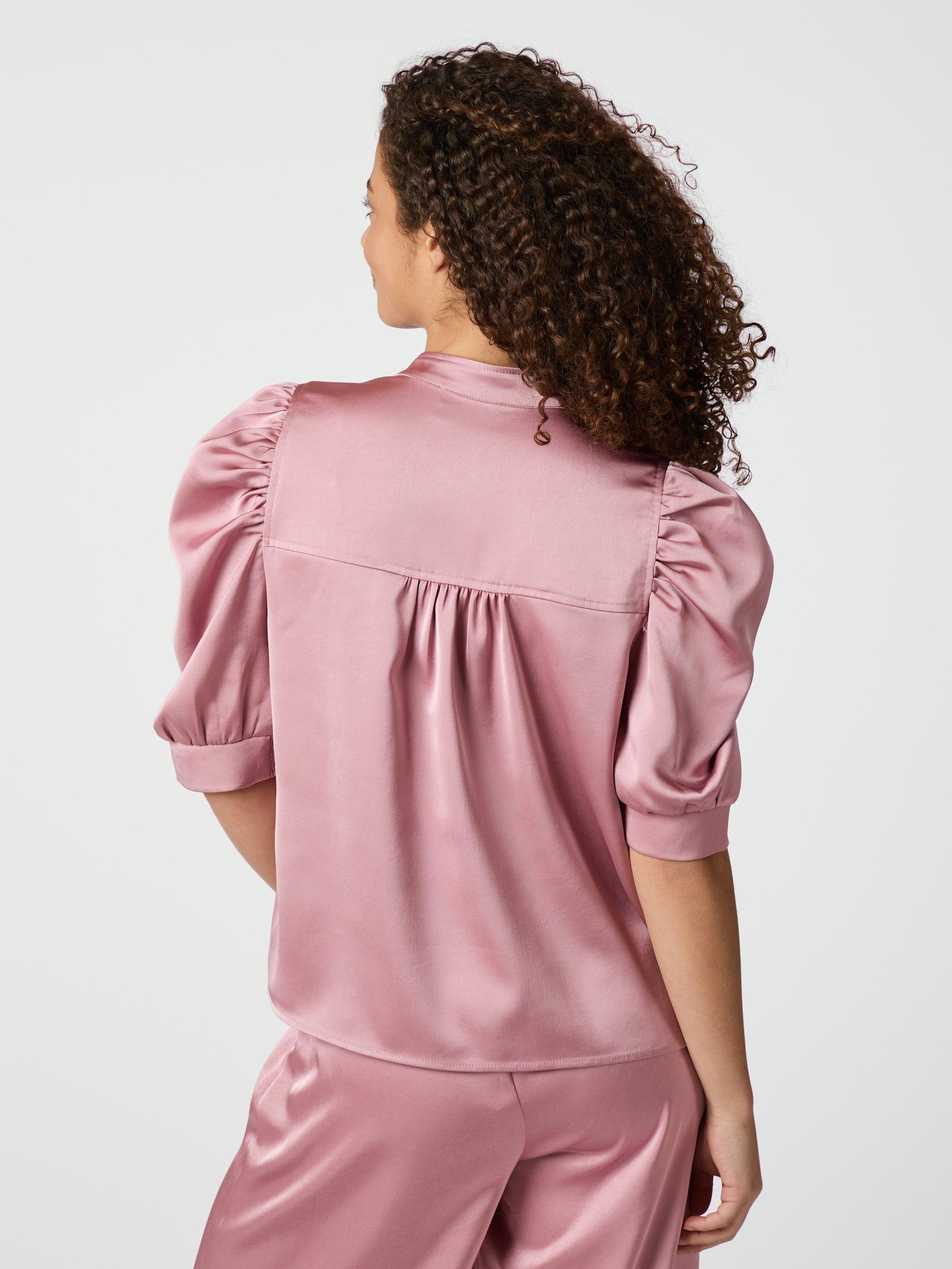 Roella Heavy Sateen Blouse Evening Rose  - 4
