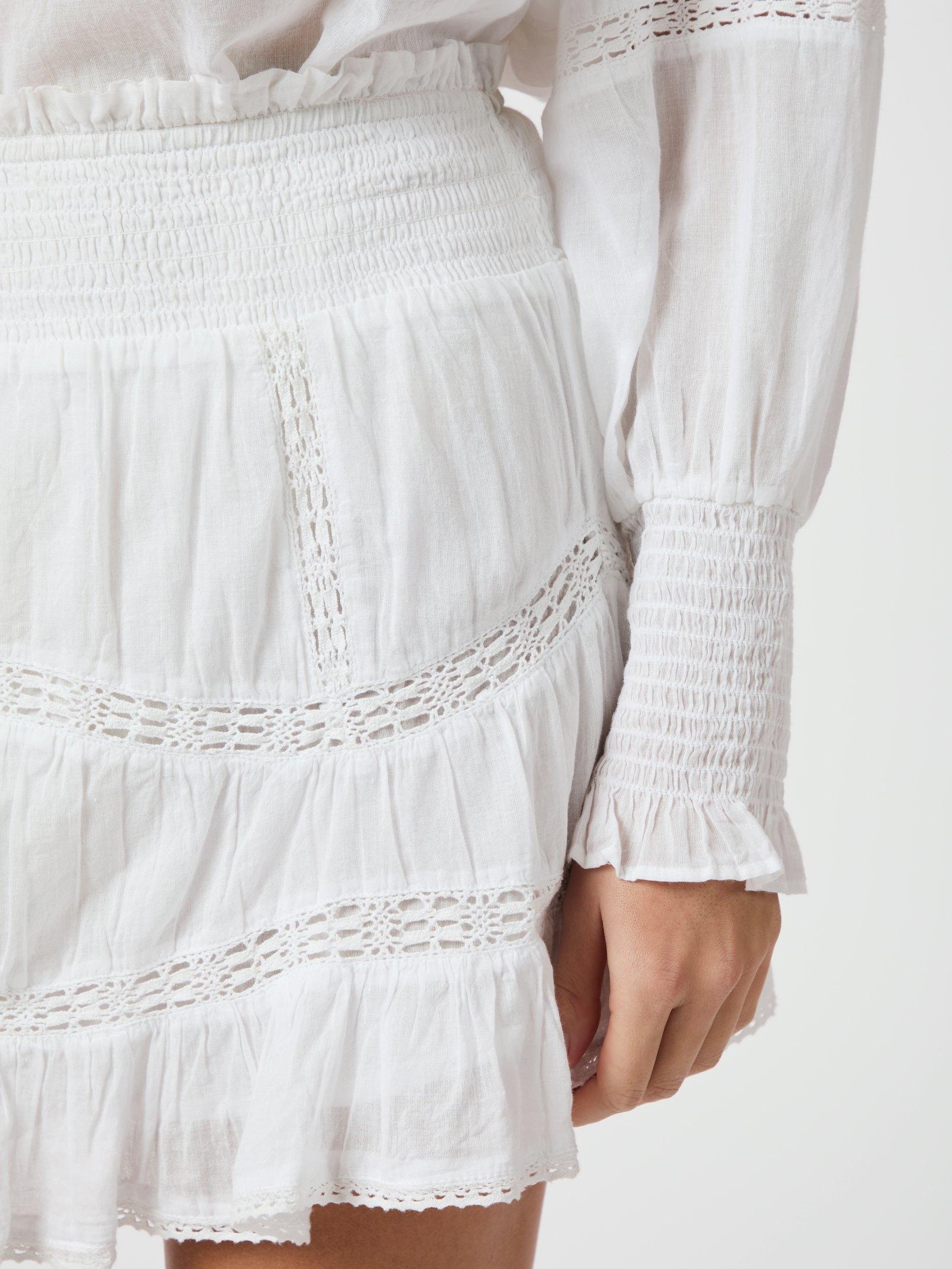 Robby S Voile Skirt White - 5