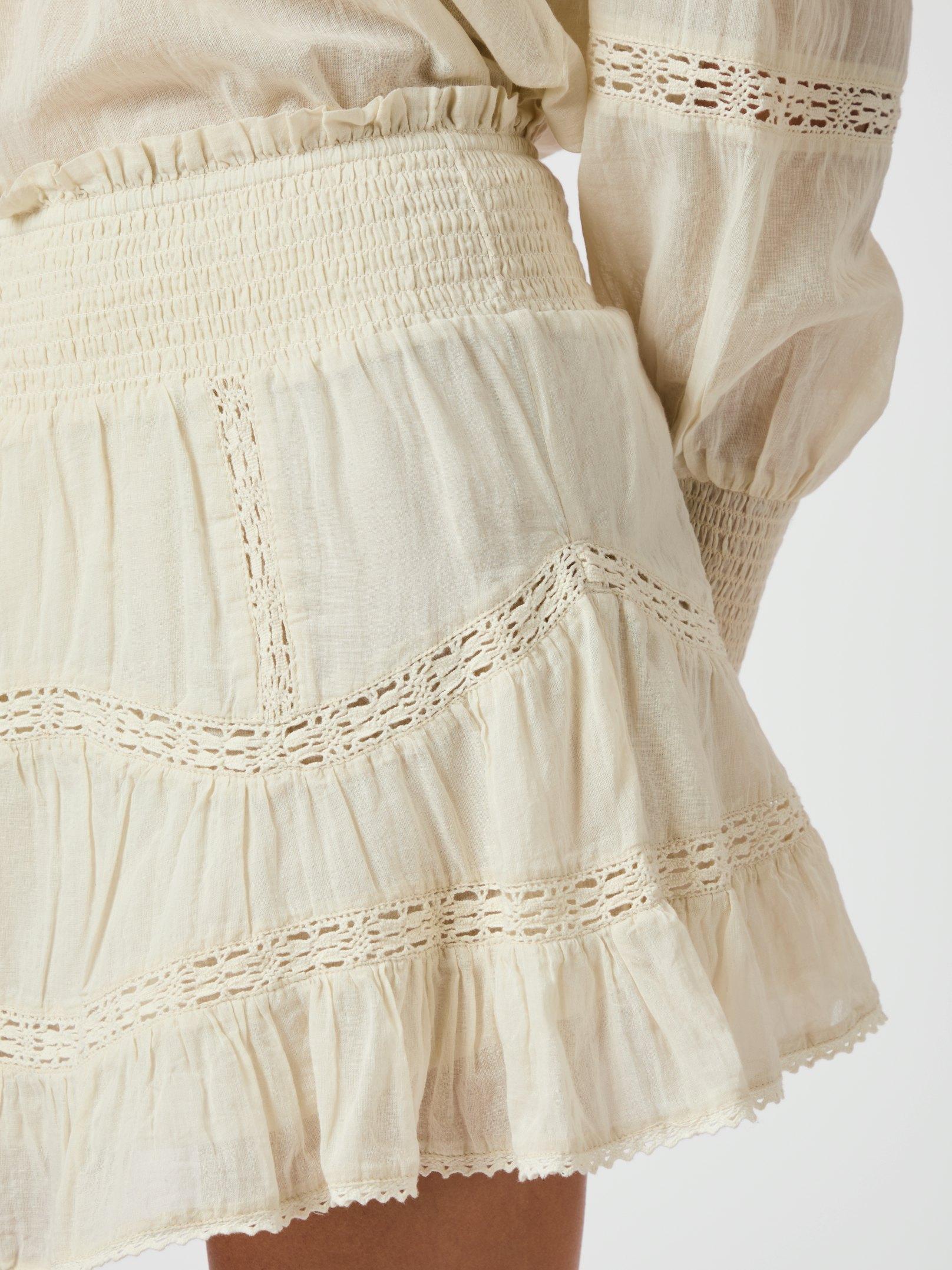 Robby S Voile Skirt Light Yellow - 5
