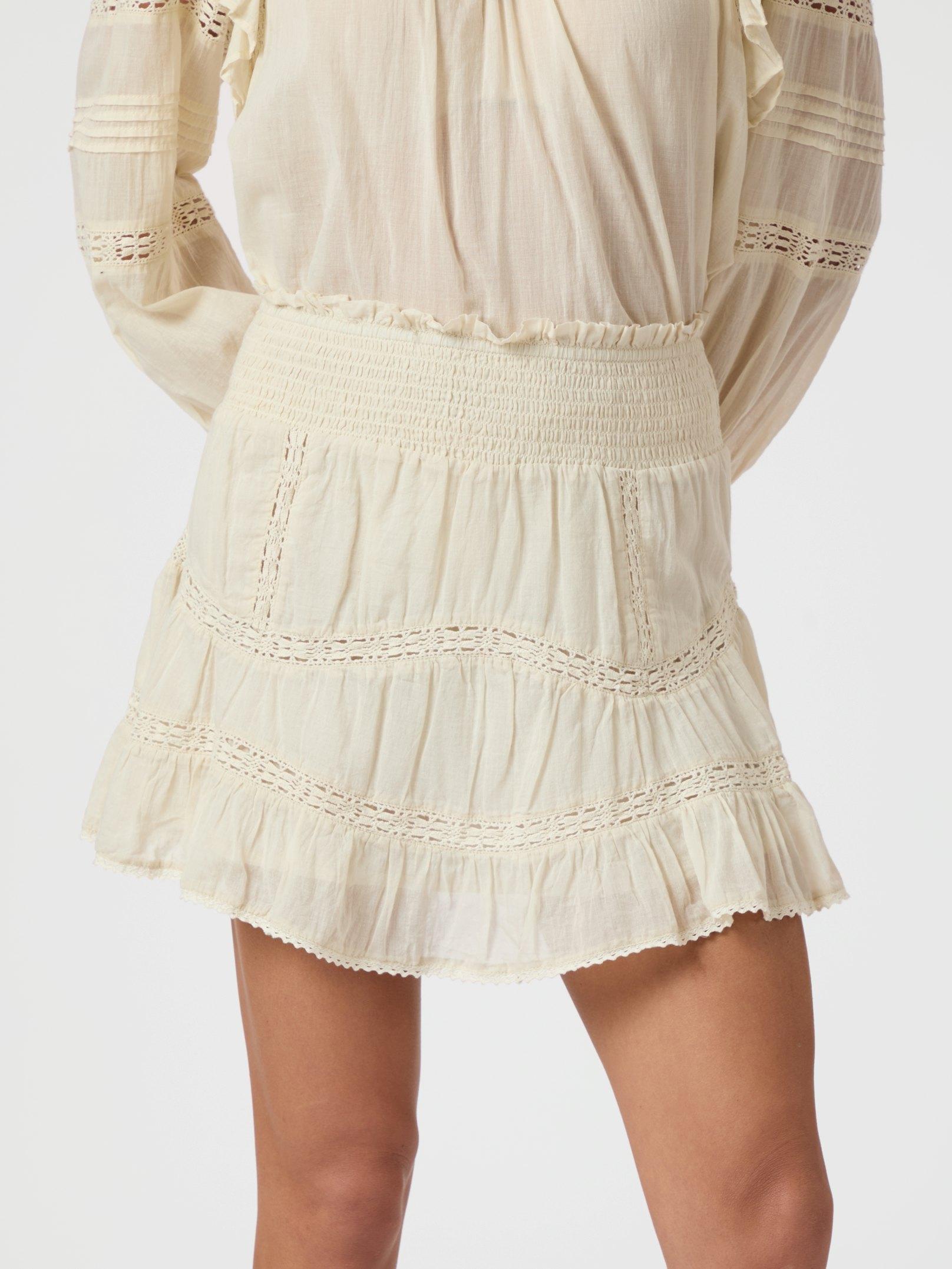 Robby S Voile Skirt Light Yellow - 3